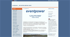 Desktop Screenshot of eventpower.de