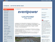 Tablet Screenshot of eventpower.de