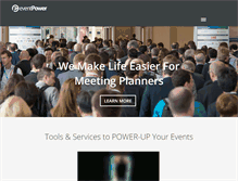 Tablet Screenshot of eventpower.com
